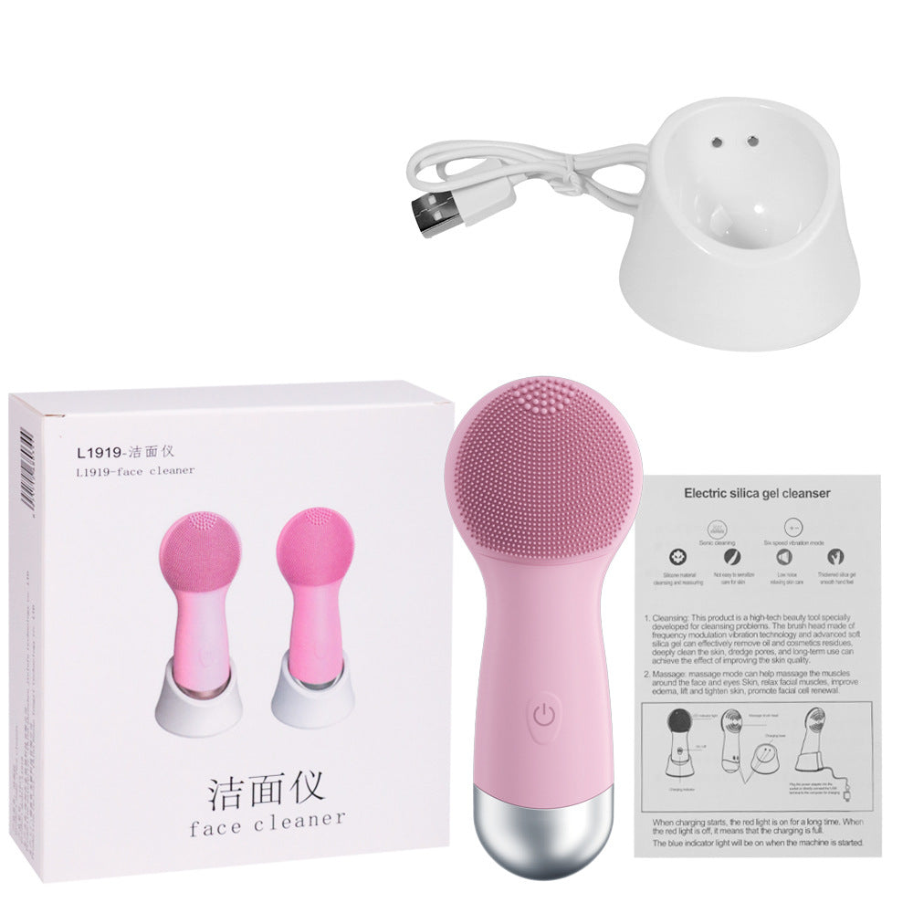 Rechargeable Silicone Facial Cleanser Brush