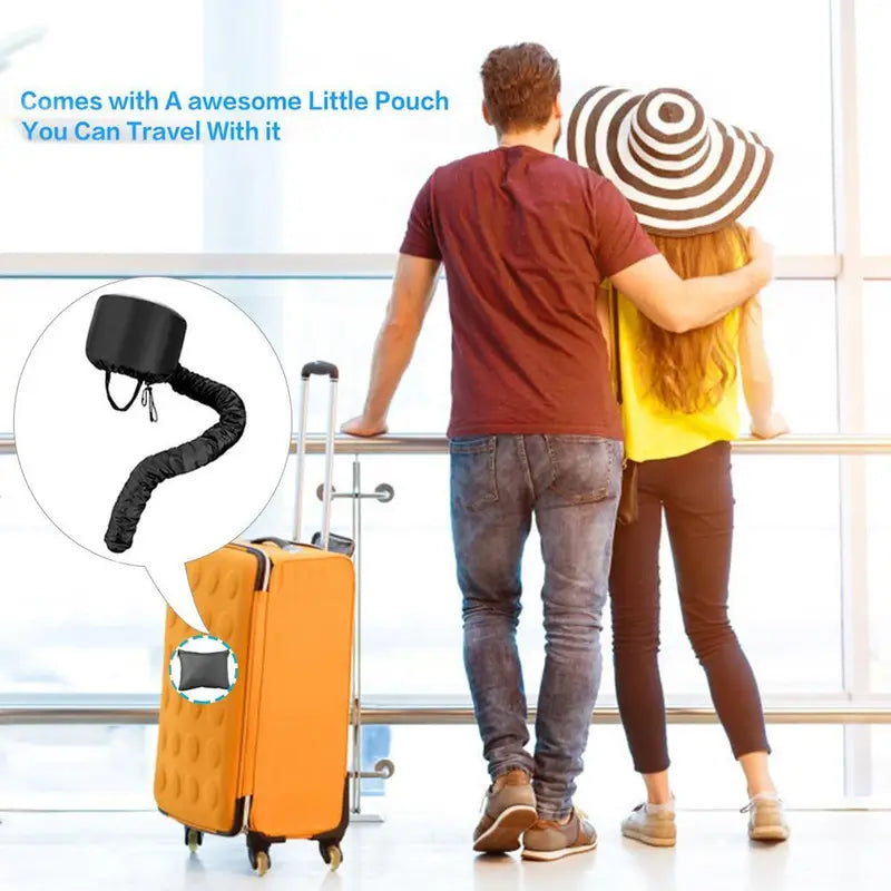 Portable Adjustable Drying Cap for Women