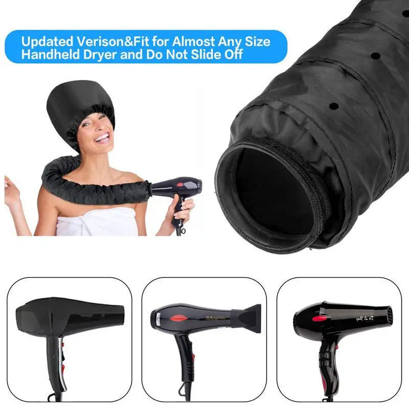 Portable Adjustable Drying Cap for Women
