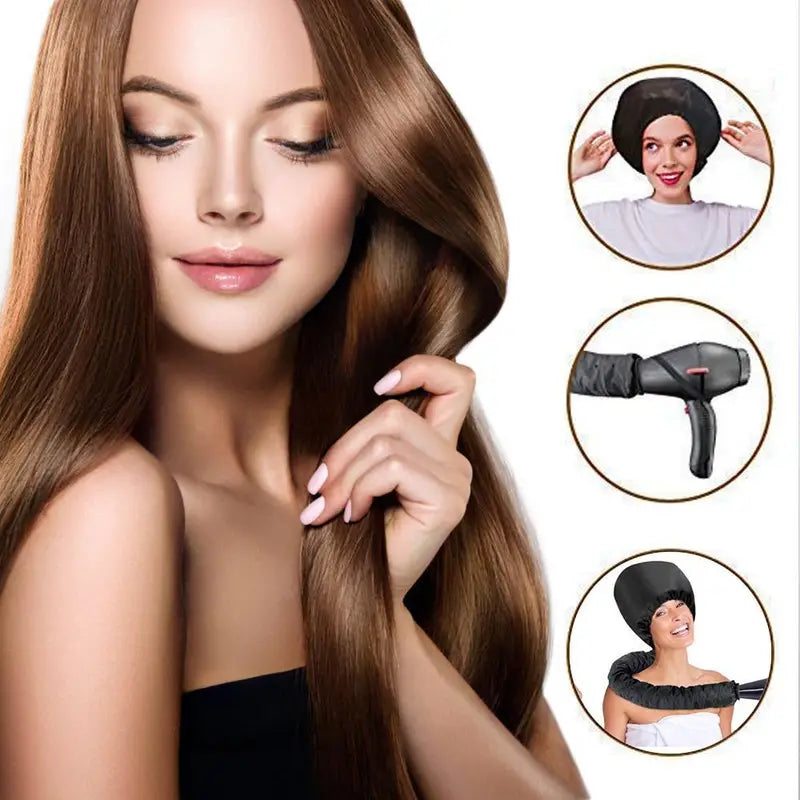 Portable Adjustable Drying Cap for Women