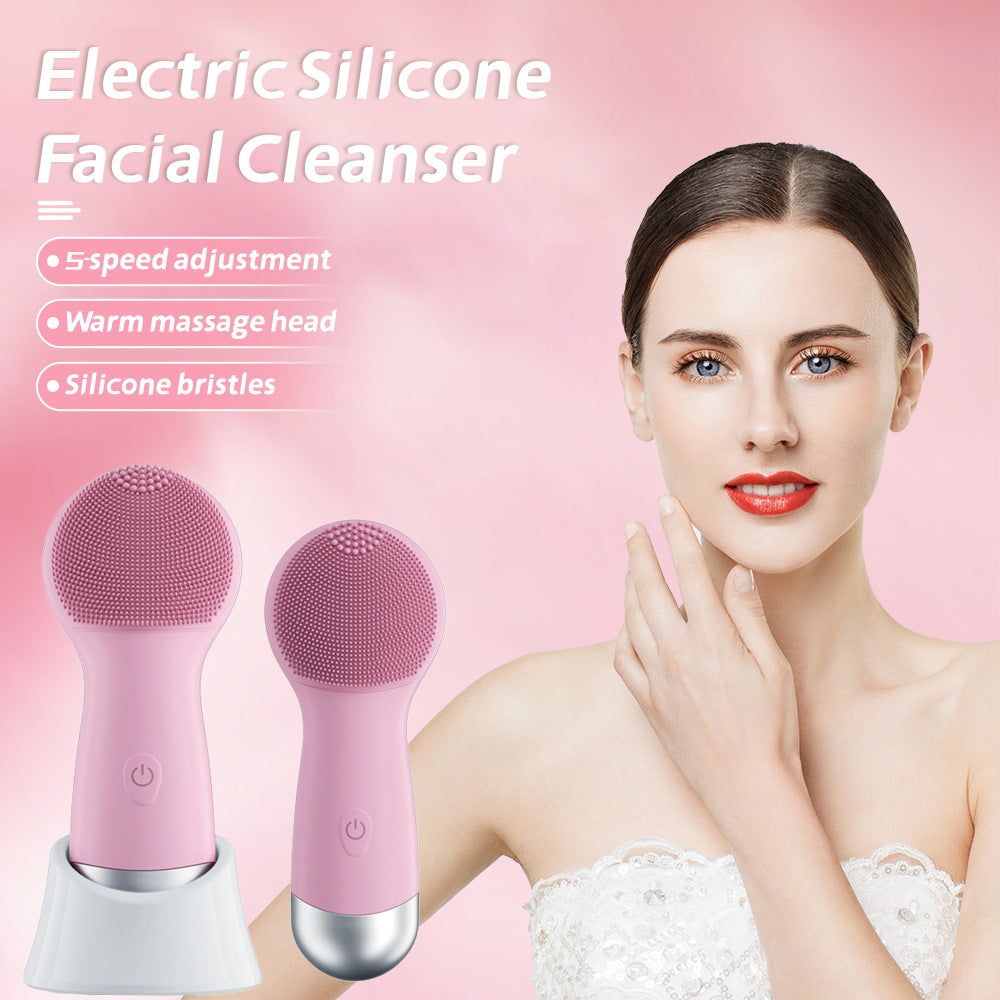 Rechargeable Silicone Facial Cleanser Brush